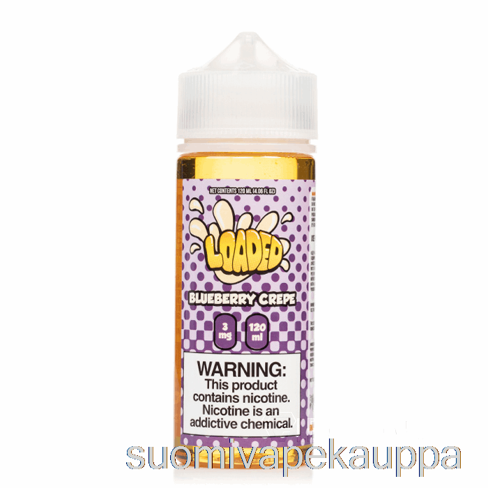 Vape Box Mustikka Kreppi - Ladattu E-neste - Häikäilemättömät Höyryt - 120ml 0mg